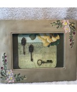 Ceramic Picture Frame - Set of 3 Keys - 1998 Burnes of Boston - $32.95