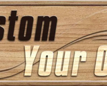CUSTOM WOOD SIGN Design Your Own 3D Wooden Bar Sign - $87.74
