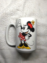 Minnie Mouse Coffee Mug Ceramic Classic Sparkle Glitters Authentic Original - £13.18 GBP
