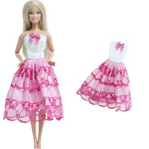 Party Gown Dinner Skirt Casual Wear Clothes For Barbie Doll Accessories ... - $9.69