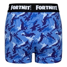 Fortnite Camo Design Mens Blue Gaming Cotton Fortnite Boxer Short Sizes XS-XL - £44.89 GBP
