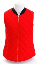 Tommy Hilfiger Red Zip Front Quilted Vest Women&#39;s NWT - $79.99