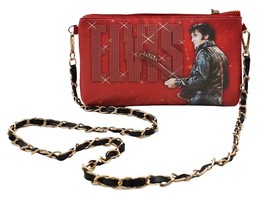 Elvis Presley handbag bag purse wristlet crossbody shoulder 68” comeback... - $725.95 MXN