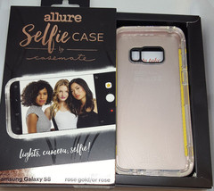 Case-Mate Allure Selfie Cell Phone Case NEW Samsung Galaxy S8 w/ Rose Gold Light - £7.12 GBP