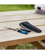 Stainless Steel Long Nose Fishing Pliers with Sheath &amp; Lanyard, Sharp Li... - $315.55 MXN