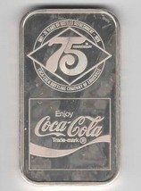 Coca-Cola Bottling Company of Louisville 75 Years 999 Silver Coin Ingot - £51.32 GBP