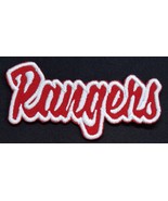 Texas Rangers Text  Embroidered Applique Iron On Patch Various Sizes Cus... - €6,15 EUR+