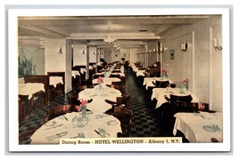 Hotel Wellington Dining Room Albany New York NY UNP WB  Postcard R27 - £1.54 GBP