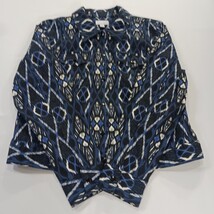 Charter Club Petite Women's Black/Blue Full Button Denim Jacket Size P/L image 13