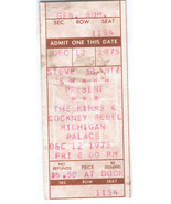 THE KINKS 1975 Rare Ticket Stub With Cockney Rebel at Michigan Palace Gl... - $242.33 MXN