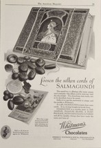 1924 Print Ad Whitman&#39;s Chocolates Salmagundi in Metal Gift Box Philadelphia,PA - £17.46 GBP