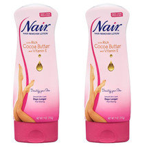 NEW Nair Hair Remover Lotion, Cocoa Butter, 9 oz (packaging may vary)(2 Pack) - £20.07 GBP