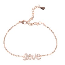 2022 New Arrive Women Lovely GIRL 4 Colors CZ Crystal Charm Bracelet For Cute Gi - £11.08 GBP