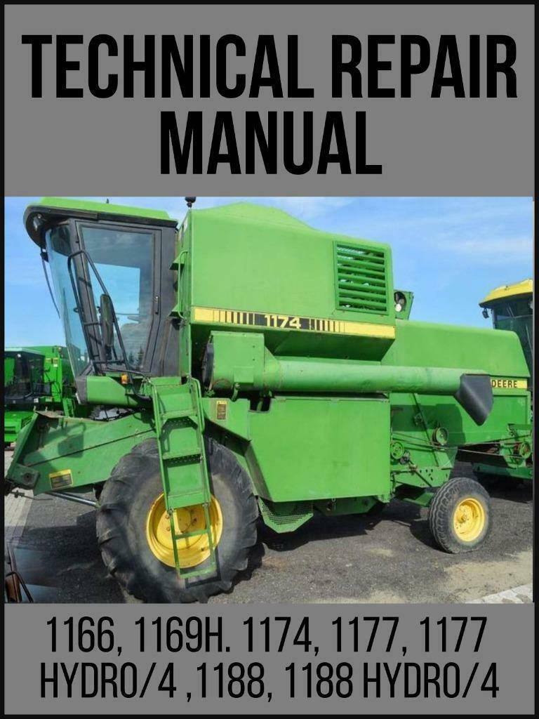 Primary image for John Deere 1166 1169H 1174 1177 1177 Hydro/4 1188 1188 Hydro/4  Manual TM4452