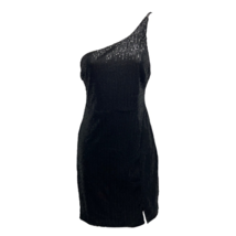 Hello Molly Womens Bodycon Dress Black Backless Mini Sleeveless Sequin 8 New - £42.77 GBP