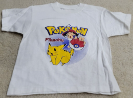 Vintage Y2K Pokémon Manga T Shirt Kids Small Nintendo 90s Rare - $18.50