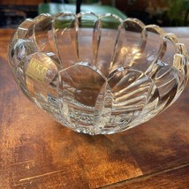 1 (One) MIKASA SAVOY Cut Lead Crystal 8&quot; Scalloped Round Bowl - £15.59 GBP