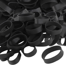 Tactical Rubber Bands - 50 Pieces #82 Black Heavy Duty Rubber Bands, Extra Thick - £16.87 GBP