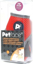 1 Petface XS 15&quot; To 20.4&quot; Red Gray Black No Pull Reflective Comfort Harness - £11.71 GBP