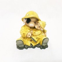 This Little Piggy  Showering You With Hogs 2&quot; Enesco 1995 Pigs in Raincoats - $23.00