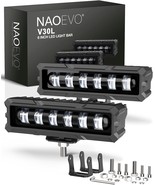 6 Inch LED Light Bar, 50W 2600LM Lens Spot Lights, LED Fog Lights - LED ... - $700.09 MXN