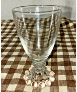 Vintage Anchor Hocking Boopie Glass 4” Tall, Berwick Or Bubble /Etched G... - $2.48