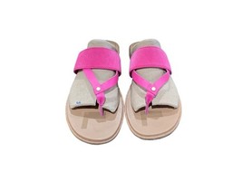 Sorel Ella 2 Easy Flip Sandals Size 9.5 Fuchsia Fizz/ Sea Salt NEW WITH BOX - $875.19 MXN