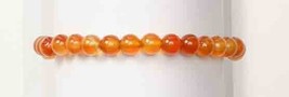 Spiritual Power 4mm Mini Beads Bracelet CARNELIAN - $14.95