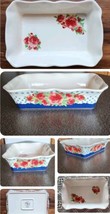Pioneer Woman ~ Floral Design ~ 8&quot; x 12&quot; Stoneware Baker ~ Casserole Dis... - $37.40