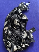 NEW! Official Star Wars The Force Awakens Black + White Infinity Scarf - NWT - £10.67 GBP