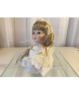 Geppeddo Porcelain Doll # O8B263 Posed Sitting - $25.53 CAD