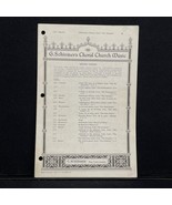 G Schirmers Choral Church Music For Mixed Voices Sheet Music Vintage 1940 - $18.44 CAD
