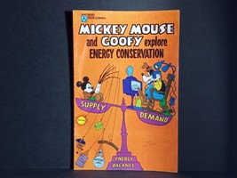 Promo Comic Book Mickey Mouse and Goofy Explore Energy Conservation 1978 - $4.77