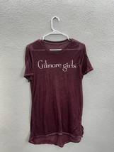 Gilmore Girls Womens Shirt Size Medium Red Short Sleeve Thin Shirt - £9.62 GBP