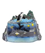 Dakin Artist Collection Wyland Amazing Orcas Killer Whale Acrylic Sculpture - $399.99