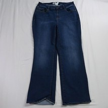 Lane Bryant 18 Magic Waistband High Rise Boot Cut Dark Wash Stretch Denim Jeans - £19.65 GBP