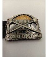 Gold Digger - NOS Silver Moon - Strike it rich Heart &amp; Axe Novelty Belt ... - $12.55