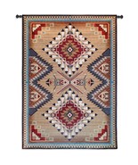 76x53 BRAZOS Southwest Western Native American Tapestry Wall Hanging - £224.83 GBP