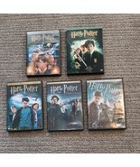 Harry Potter 5 film DVD Lot - Sorcerer’s, Chamber, Half-Blood, Goblet, P... - $4.95