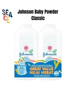 Johnson's Baby Powder 2x500g Classic Talc Cornstarch Gentle Twin Pack  - $54.80