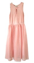 Hope &amp; Harlow peach maxi sleeveless prom dress gown 8 M - £156.48 GBP