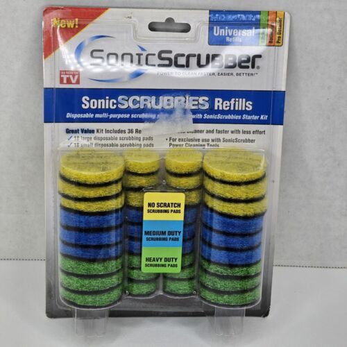 Sonic Scrubber Sonic Scrubbies Universal Refills Pack As Seen On TV - £11.40 GBP