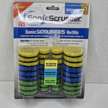 Sonic Scrubber Sonic Scrubbies Universal Refills Pack As Seen On TV - £11.49 GBP