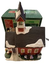 Holiday Time 2008 Country Charm Christmas Village Collection SCHOOL Vintage - $21.66