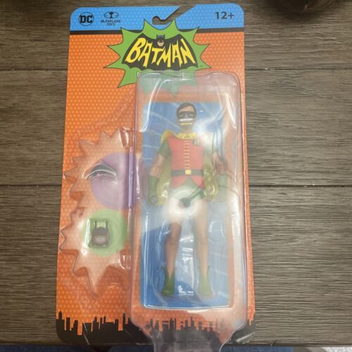 DC McFarlane Retro Batman 1966 Classic TV Series Robin with Oxygen Mask New - $12.00