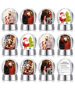 Christmas Snow Globes Christmas Crafts Plastic Snow Globe Mini Photo Sno... - £55.53 GBP