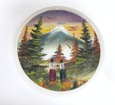 Anfora Signed Pottery Lunch Dessert Plate Dish &#39;97 Mexico Hand Painted 6... - £30.49 GBP