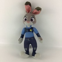 Disney Collection Zootopia Movie Judy Hopps 12&quot; Plush Stuffed Animal Police Doll - £23.49 GBP