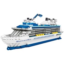 2428PCS Mini Particle Brick Cruise Liner Building Block Toys Big Ship Wh... - £69.59 GBP