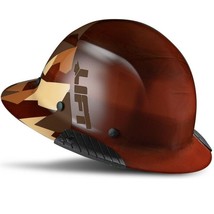 LIFT Safety HDF50-20CD DAX Desert Camo Natural, Full Brim Hard Hat - £90.24 GBP